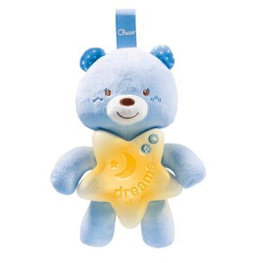 Imagem de Urso de Pelúcia Azul com Projetor e Músicas - Chicco