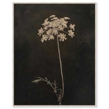 Imagem de Art Remedy Tela Starlit Bloomfall Gothic Botanicals, moldura prata, 51 x 61 cm