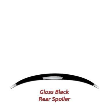Imagem de Compatível para BMW F26 X4 2014-2018 Traseiro Teto Tronco Spoiler Asa Defletor de Ar Dam Tail Tuning MP Estilo Carro Body Kit Tuning Acessórios(Rear Gloss Black)