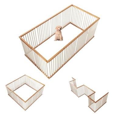 Imagem de minandhua Cercadinho Para Cachorro Dobrável De Metal Para Animais De Estimação, Cercadinho Para Animais De Estimação, Porta Para Animais De Estimação, 12 Painéis Para Cães Médios/Pequenos, Interno E