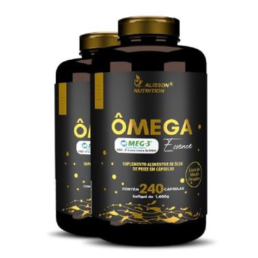 Imagem de Mega Ômega 3 Para Família 1000mg 2x240cáps Alto Teor Dha Epa - Alisson