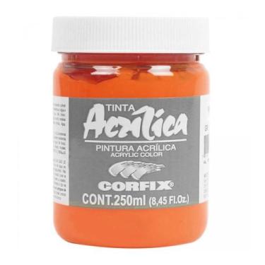 Imagem de Tinta Acrílica 250ml G1 126 Laranja de Cadmio Corfix, 126 - LARANJA CA