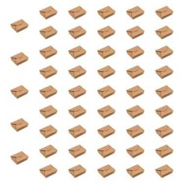 Imagem de IEUDNS 50x tigelas descartáveis ​​de papel kraft, embalagens de alimentos, suprimentos de cozinha, recipiente de papel, caixas de embalagem de alimentos para, 1080ml