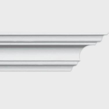 Imagem de Roda Teto K130 Perfil de Poliestireno Homestar - caixa com 6 m - Branco