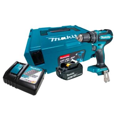 Imagem de Parafusadeira 18v Bat 3ah Carreg E Mak-pac Makita Dhp485rf1j