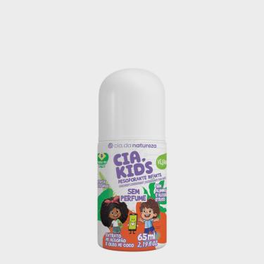 Imagem de Deo Roll On Algodao Sem Perfume Cia Kids 65Ml