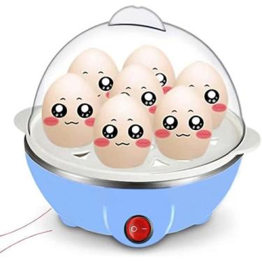 Imagem de Ovos Cozidos Egg Cooker Elétrico Cozedor Saudável Legumes - COZEDOR 7 