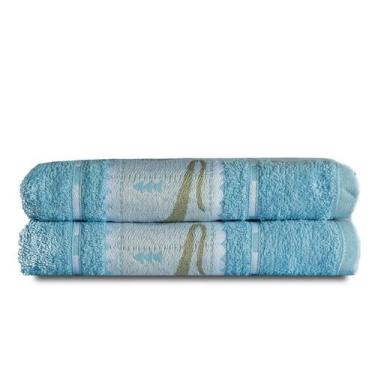 Imagem de Kit 02 Toalhas de Banho Infantil Puppy Kids cores - Dianneli Toalhas d