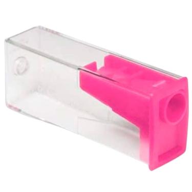 Imagem de Apontador depósito translúcido Faber-Castell Tampa Rosa