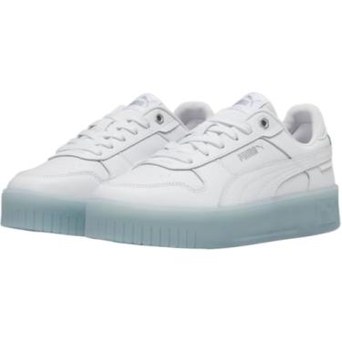 Imagem de PUMA Tênis feminino Carina Street, Branco-branco-prata, 39