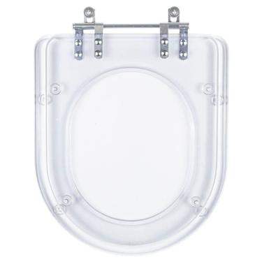 Imagem de Assento Sanitario Poliester Carrara Transparente Para Vaso Deca