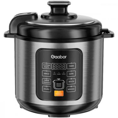 Imagem de Panela de Pressão Elétrica Gaabor Orion 220V RC-60E02A, Inox, 220V