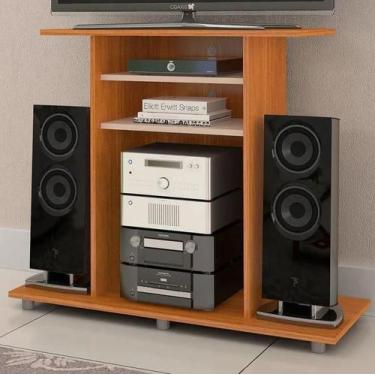 Imagem de Rack Cipó Para Tv Até 32" JCM Movelaria - Cinamomo/Off