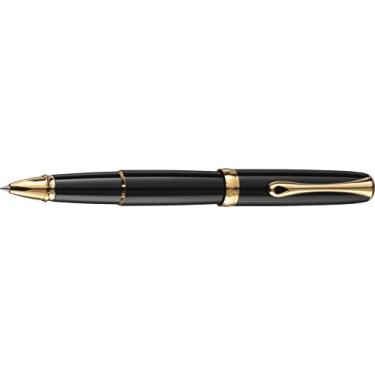 Imagem de Diplomat Refil Rollerball Excellence A2 Trim - Laca Preta/Dourado