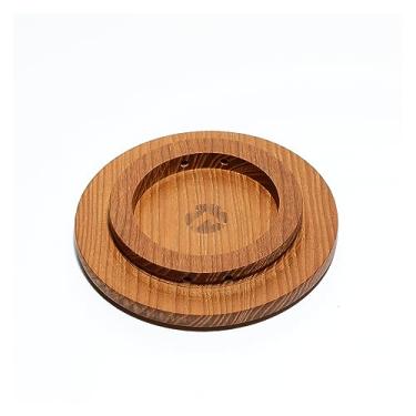Imagem de CampINGMOON Porta-copos de madeira Sierra Tampa φ12 cm S-MG