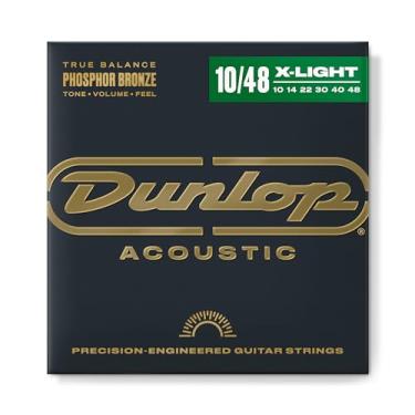 Imagem de Cordas de guitarra Dunlop DAP1048 bronze fósforo acústico, extraleves.010–.048, 6 cordas/conjunto