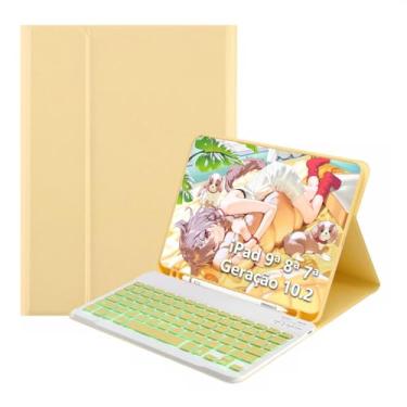 Imagem de Capa De Teclado Sem Fio Bluetooth Para Samsung Tab S7/s8