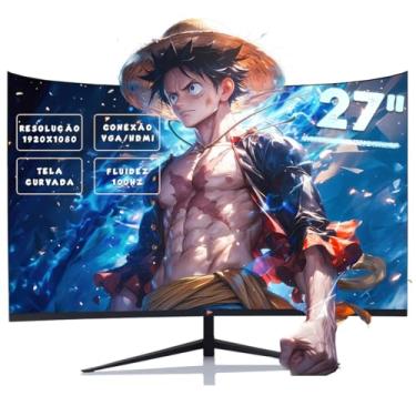 Imagem de Monitor Gamer LED Curvo, 27 Polegadas, Full HD, 100Hz, 1ms, Preto