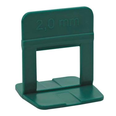 Imagem de Espaçador Nivelador Cortag Eco Verde 2mm - Embalagem com 500 Unidades