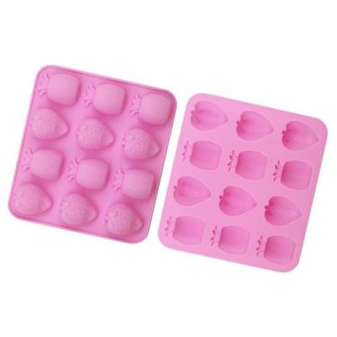 Imagem de Forminha De Silicone Para Balinhas De Gelatina Frutinhas - Rakumart