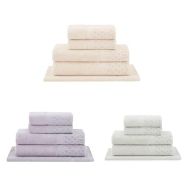 Imagem de Jogo de Toalhas Buddemeyer Lovely Banho Bege 5 peças