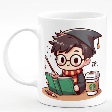 Imagem de Caneca de Porcelana Harry Potter 325ml Magic Pencil - PRMUG