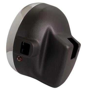 Imagem de Farol Da Moto Yamaha Factor Ybr 125 Completo Aro Cromado 2009 Pra Fren