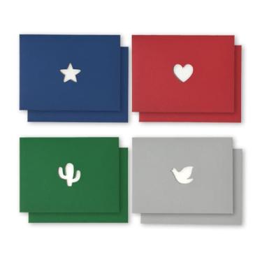 Imagem de Monolike Mini cartão transparente Series.1 8P B SET - 8 mini cartões e 8 envelopes