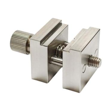 Imagem de Baoblaze Mini furadeira, torno de, braçadeira, artesanato faça você mesmo, escultura de alta precisão, reparo de relógios, braçadeira plana, aÇo InoxidÁvel