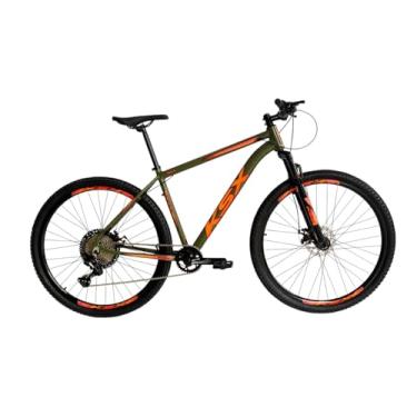 Imagem de Bicicleta Aro 29 Mtb Ksx Sd7 12v Garfo com Trava K7 11/50 Freio a Disco Hidráulico Kit 1x12 (Verde/Laranja, 15)