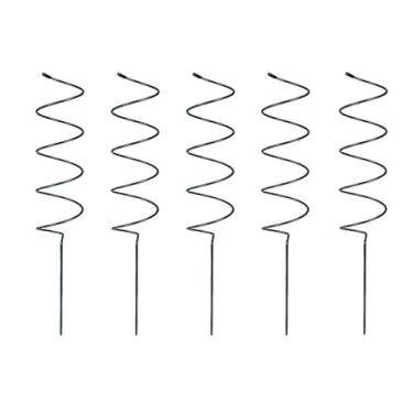 Imagem de Gralara Estacas para plantas trepadeiras, ferramentas, enfeites, prateleiras fáceis de instalar, treliças de jardim, estacas torcidas de tomate para quintal, Espiral 5 Peças