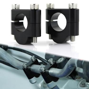 Imagem de Xitomer – Alçadores de guidão ADV Dirt Bike com braçadeiras, adequado para BMW S1000R, F800R, Honda CTX, Triumph Speed Triple, Ducati Hypermotard, KTM, MV AGUSTA (preto, 20 mm 25/32 polegadas)