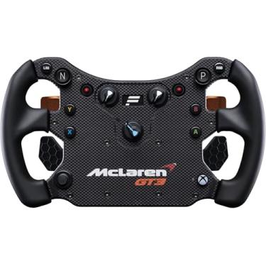 Imagem de Fanatec CSL Elite Officially Licensed McLaren GT3 v2 Sim Racing Steering Wheel – Analog Paddles, Magnetic Shifters, Multi-Position Switches, OLED Display for PC, Xbox Series X|S, Xbox One