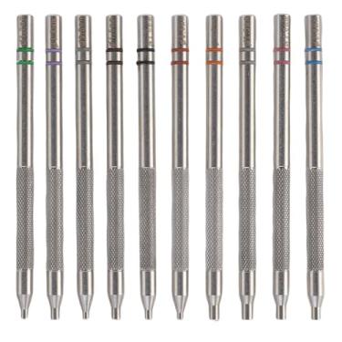 Imagem de POCREATION 10pcs Relógio Hand Hand Set Definir a Aço Inoxidável Relógio Hand Kit Kit Relógio Ferramenta de Encaixe Manual Com Aderência Texturizada para Ajustar a Manutenção do Relógio