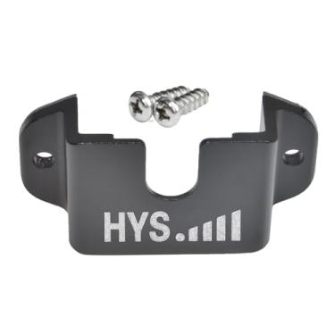 Imagem de HYS Suporte De Carro Para Rádio Um Lado, Kit Montagem Universal Microfone Amador Cb Com Parafusos Rádios Portáteis, Vhf E Uhf Alto-Falante Ombro (Preto - 1 Peça)