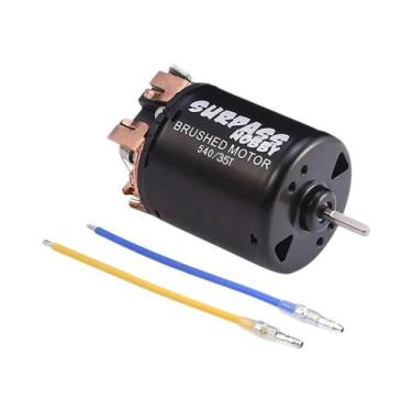 Imagem de 1/10 RC Off-road Racing Car Truck Motor Escovado 13T-80T Com 60A ESC 5