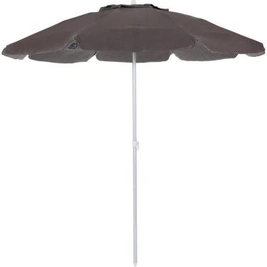 Imagem de Guarda-Sol em Bagum e Alumínio 2 Metros Marrom BEL