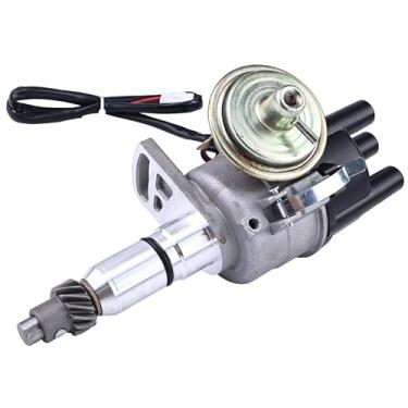 Imagem de LSSOCH Distribuidor de ignição 33100-77320 33100-79290 33100-85750 compatível com 465 LJ80 LJ81 ST80 ST90 F8A 0.8L L4 1977-1985 Jimmy Sierra Carry Samurai SJ410 Motor SJ413 JA51 G13A. 1.0L F10A 465Q