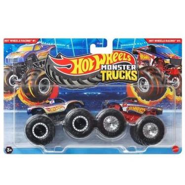 Imagem de Carrinho HOT Wheels Monster TRUCK Racing 1 X Racing 4 Mattel FYJ64