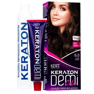 Imagem de Coloração Keraton Demi Color Louro Escuro 6.0