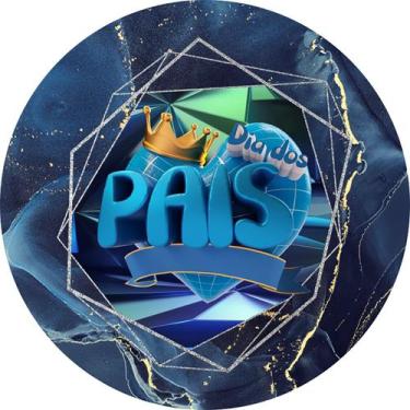 Imagem de Painel Festa Redondo C/ Elástico 1,50m Dia Dos Pais - Fadrix, PAI019