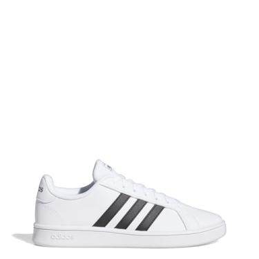 Imagem de adidas Tênis masculino Grand Court, Ftwr White-core preto-escuro azul, 9