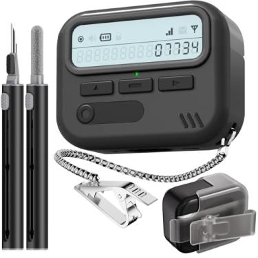 Imagem de (com trava de segurança) Capas Pager compatíveis com AirPods Pro 2ª geração com kit de limpeza, capa de TPU rígido resistente para AirPods Pro 2 capa de carregamento (USB-C) (2023/2022/2019) para