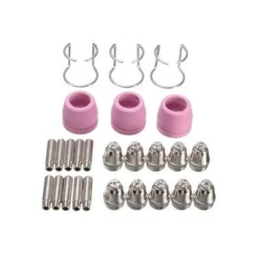 Imagem de 26pc Ag60 Sg55 Cut60 Lgk60 Bicos Eletrodo Consumíveis Plasma - Minymix