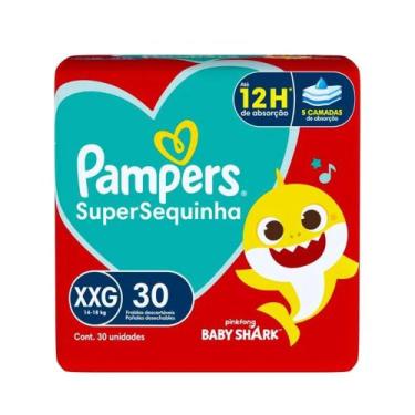 Imagem de Fralda Descartável Pampers Supersequinha Mega XXG 30 Unidades