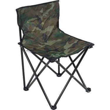 Imagem de Cadeira Camping Dobrável Araguaia Camuflada Bel, Único, Camuflada, Mar