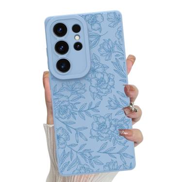 Imagem de Capa de telefone MZELQ Silicone Floral Flowers para Samsung S25 Ultra