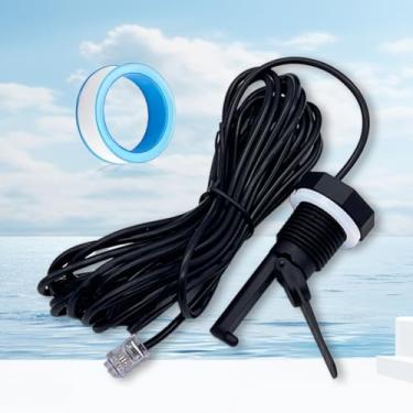 Imagem de Interruptor de fluxo GLX-FLO-RP para sistemas de sal de quarito Hayward Goldline, sensor de fluxo de piscina para células de sal Hayward e sistema gerador de cloro salino com cabo de 4,5 m, substitui