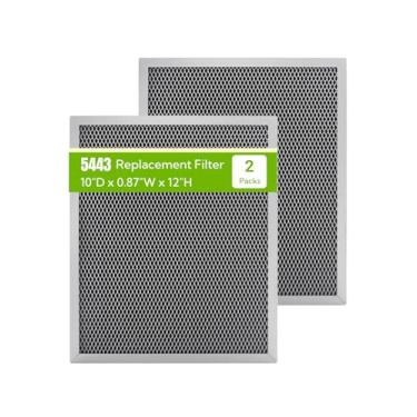 Imagem de 2 pacotes de filtro de desumidificador de porão 5443 serve para desumidificadores de toda a casa, modelos 1830 1850 1852 e modelos de ventilação 8191 8192, 30.5 cm x 25.4 cm x 25.4 cm lavável MERV 8