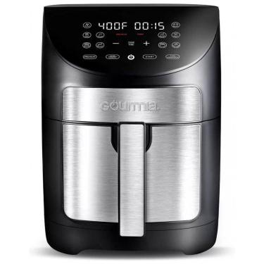 Imagem de Fritadeira Elétrica AirFryer 7L de Capacidade e Painel de Controle Digital, 1500W, 110v, GOURMIA GAF798, Preto